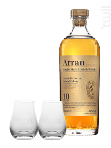 10 Ans Coffret 2 Verres - Arran - No vintage - 