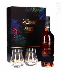 Zacapa Rhum Edicion Negra Coffret + 2 Verres - Zacapa - No vintage - 