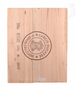 Château Larcis Ducasse - Caisse Bois 3 Bouteilles - Château Larcis-Ducasse - 2015 - Rouge