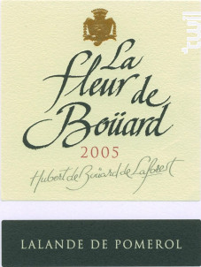 Chateau La Fleur De Bouard La Fleur De Bouard 05 Lalande De Pomerol Red Wine Bordeaux