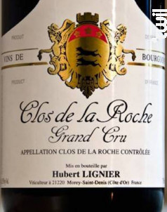 CLOS DE LA ROCHE - GRAND CRU - Domaine Hubert LIGNIER - 2017 - Rouge