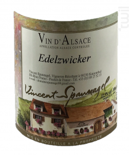 Edelzwicker - Domaine Vincent Spannagel - No vintage - Blanc