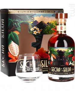 Secha De La Silva Rhum Coffret + 1 Verre - Rhum Secha De La Silva - No vintage - 