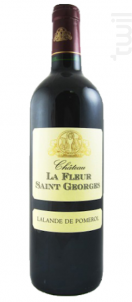 Chateau La Fleur Saint Georges La Fleur Saint Georges 16 Lalande De Pomerol Red Wine Bordeaux